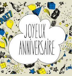 Joyeux Anniversaire Vector Images 30