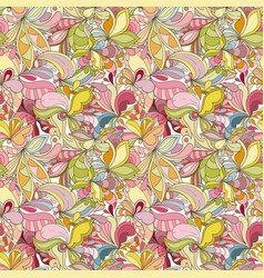 Seamless flower pattern Royalty Free Vector Image