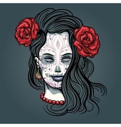 Sugar Skull Girl Vector Images Over 340
