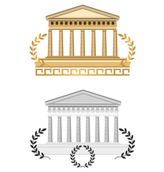 Greek Architecture Royalty Free Vector Image - VectorStock