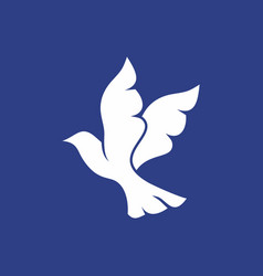 Dove - a symbol holy spirit Royalty Free Vector Image