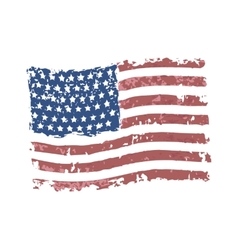 USA Flag grunge Art Royalty Free Vector Image - VectorStock