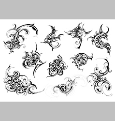 Tribal tattoo set Royalty Free Vector Image - VectorStock