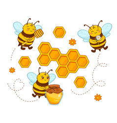 Funny bee Royalty Free Vector Image - VectorStock