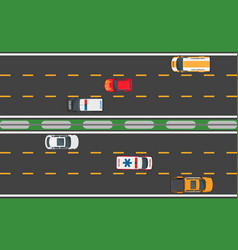  Elevated road Royalty Free Vector Image - VectorStock