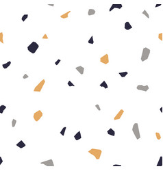 Terrazzo flooring seamless pattern background Vector Image