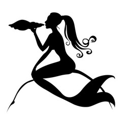 Download Mermaid Silhouette Vector Images Over 1 300