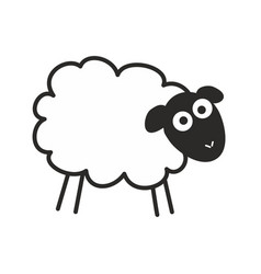 Cartoon sheep Royalty Free Vector Image - VectorStock