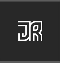 Jr Monogram Vector Images Over 1 0