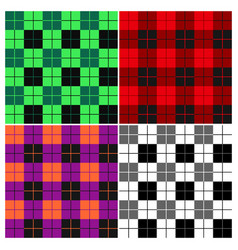 Lumberjack plaid pattern Royalty Free Vector Image