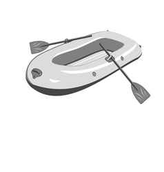 Inflatable boat Royalty Free Vector Image - VectorStock