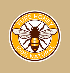 Honey bee Royalty Free Vector Image - VectorStock