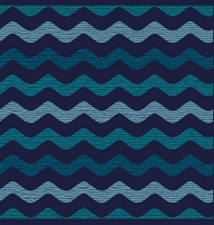 Abstract concept sea waves seamless pattern Vector Image