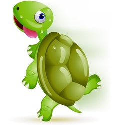 Running turtle Royalty Free Vector Image - VectorStock