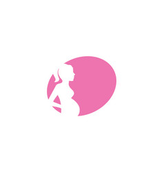 Breastfeeding woman logo icon graphic design Vector Image