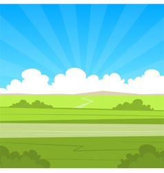 Country road Royalty Free Vector Image - VectorStock