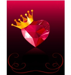 Crystal Heart Vector Images Over 7 700