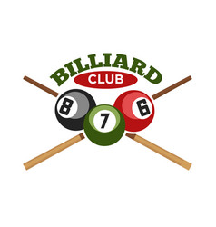 Pool snooker billiards icons set Royalty Free Vector Image