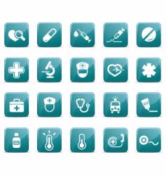 Medical and health care icons Royalty Free Vector Image