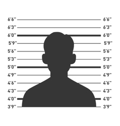 Silhouette of a man who looks up Royalty Free Vector Image