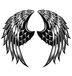 Angel wings Royalty Free Vector Image - VectorStock