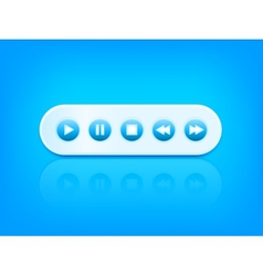 Media player interface Royalty Free Vector Image