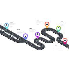 Isometric customer journey map customers process Vector Image