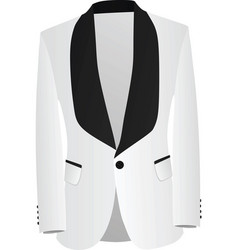 Bow Tie and Black Suit Icon Royalty Free Vector Image