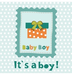 Baby boy card Royalty Free Vector Image - VectorStock