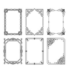 Frame set Royalty Free Vector Image - VectorStock