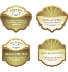 Label set Royalty Free Vector Image - VectorStock