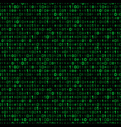 Hacker On Binary Code Background Royalty Free Vector Image