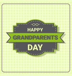 Happy grandparents day greeting card banner Vector Image