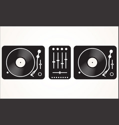 Turntable Royalty Free Vector Image - VectorStock