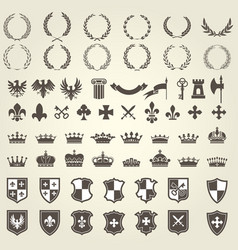 Medieval Ruler Coat Arms 3d Realistic Royalty Free Vector