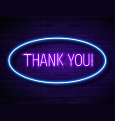 Thank You Lettering Greeting Card Royalty Free Vector Image