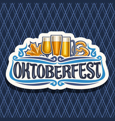 Oktoberfest Guy Royalty Free Vector Image - VectorStock