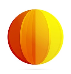 Abstract sphere logo Royalty Free Vector Image