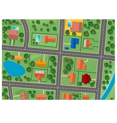 Suburb map Royalty Free Vector Image - VectorStock