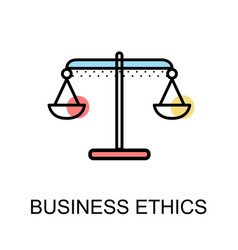 Ethics icon Royalty Free Vector Image - VectorStock