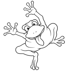 Frog basketball Royalty Free Vector Image - VectorStock