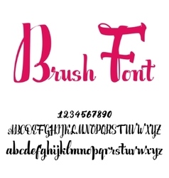 Handwriting alphabets hand drawn fonts Royalty Free Vector