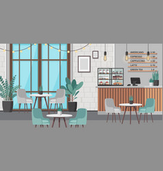 Living room interior constructor flat Royalty Free Vector