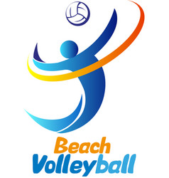 Volleyball icon Royalty Free Vector Image - VectorStock