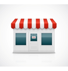 Small convenience store Royalty Free Vector Image