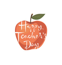 Teachers Day Greeting Card Background Royalty Free Vector