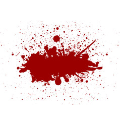 Splatter Red Color Background Royalty Free Vector Image