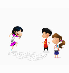 Different Children With Blank Posters With Space Vector Image