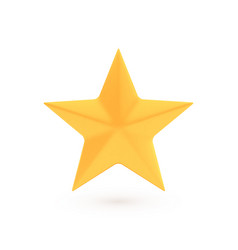 golden christmas star and award concept shiny vector image