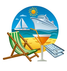 Luxury yacht Royalty Free Vector Image - VectorStock